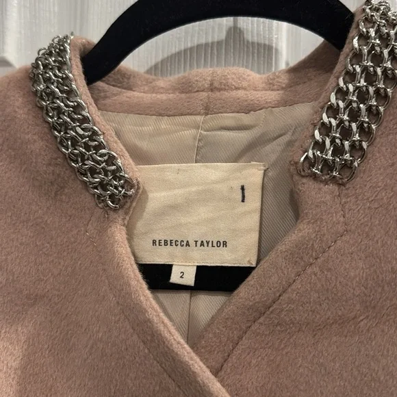 Rebecca Taylor Embellished Collar Coat - Picture 2 of 6